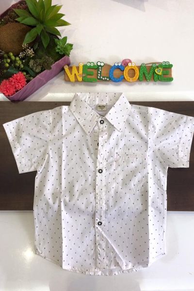 105 sơ mi đại bé trai không phối ri 6 size 7-12