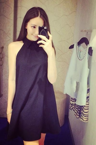 Đầm oversize cổ yếm - mc115 ms1316