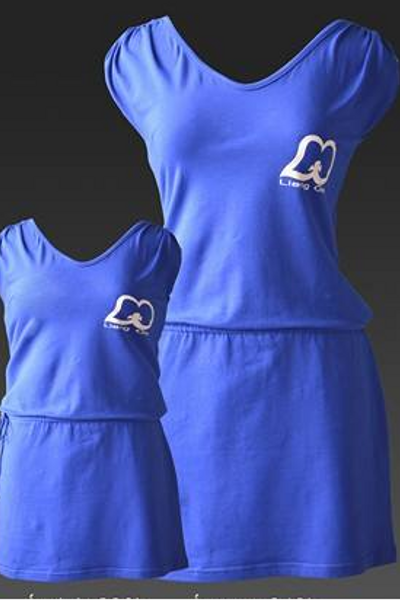 Set gia đình thun cotton 100 4 chiều xanh 2