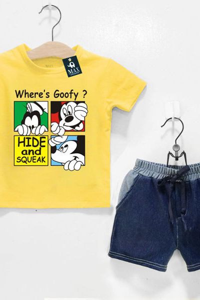 A19377 - bộ bé trai mickey max áo thun quần jean thunsize 1-8