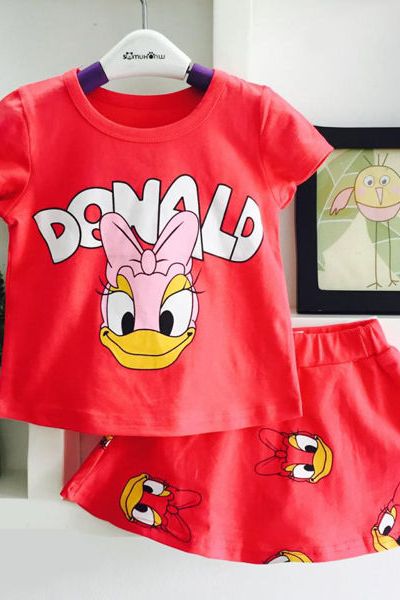 A18593 - bộ váy thun donald có chip oshkoshri 7size 1-7