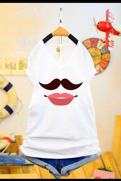 Áo thun cổ tim