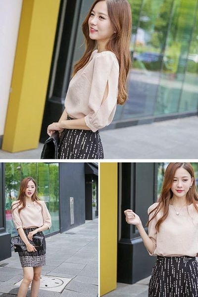 Áo voan tay xẻ - 0732