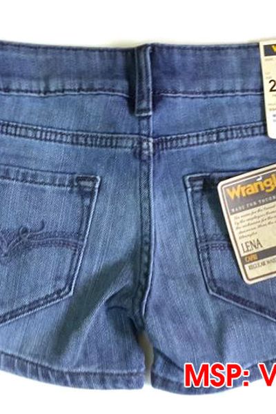 Quần short jean nữ wrangler