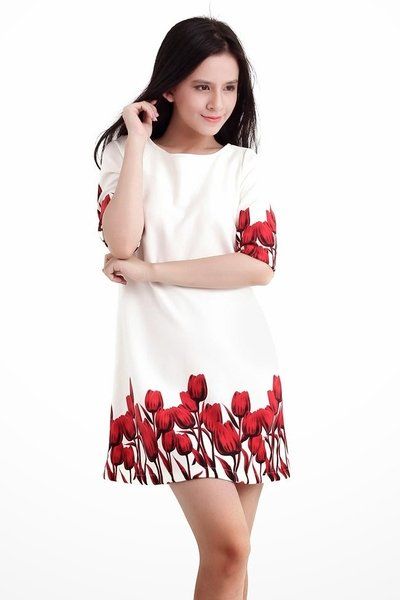Đầm hoa tulip 0471