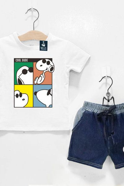 A17827 - bộ snoopy max áo thun quần jean thêu đắpri 8size 1-8