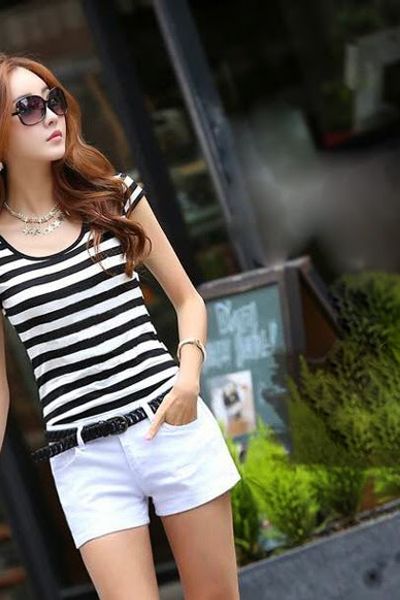 Áo thun sọc tay con - mc065 ms1209