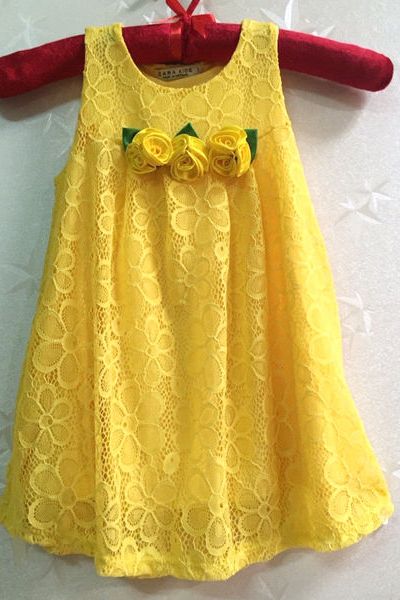 A18070 - đầm 2 lớp ren mềm bông ngựcri 8size 1-8