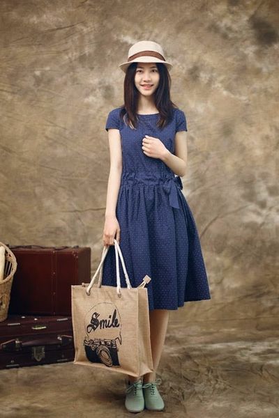 Đầm xoè sakura - 0635