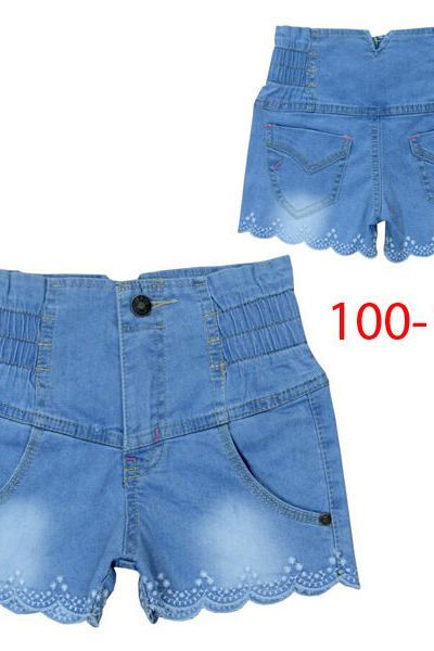 A18245 - quần jean bé gái thêu lai nexxiri 6size 100-150