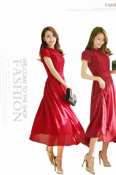 Đầm maxi rita nút bọc ms0951