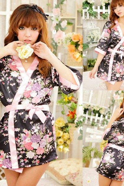 Áo khoác ngủ kimono - mc085 ms1306