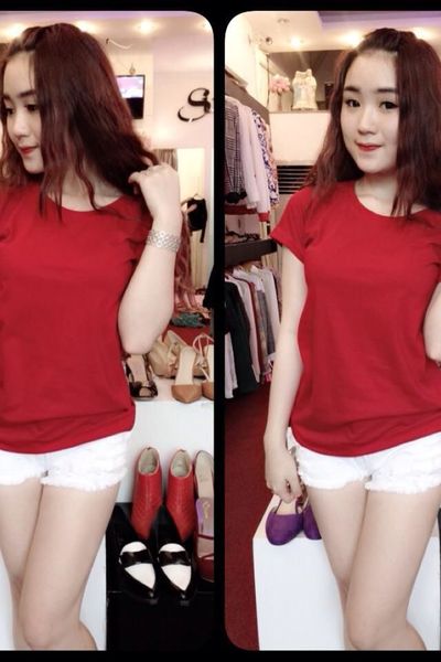 Áo thun color - a 04 chất liệu thun cotton 100 4 chiều gía rẻ nhất thị trường