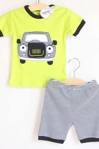 A17338 - bộ bé trai yoyo thêu đắp ô tôri 6size 1-6