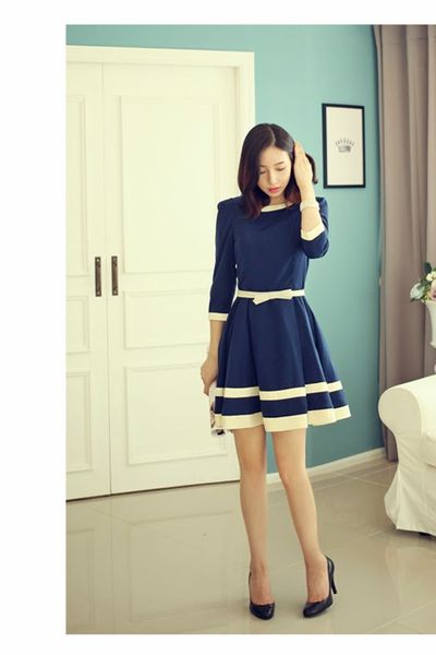Đầm xòe julee thu đông - 0688