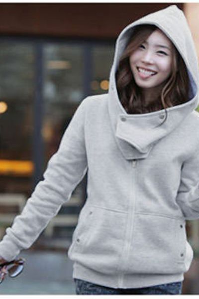 Áo khoác nữ cổ cao skin