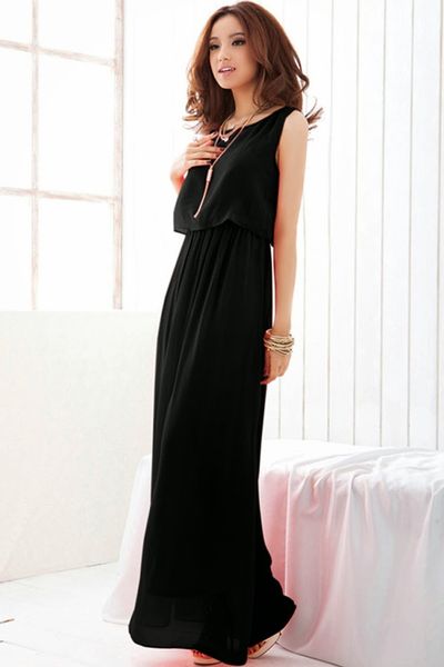 Đầm maxi croptop huxu - 1379