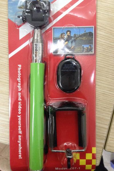 Gậy chụp ảnh remote blutool rời có rãnh chống xoay z7-01