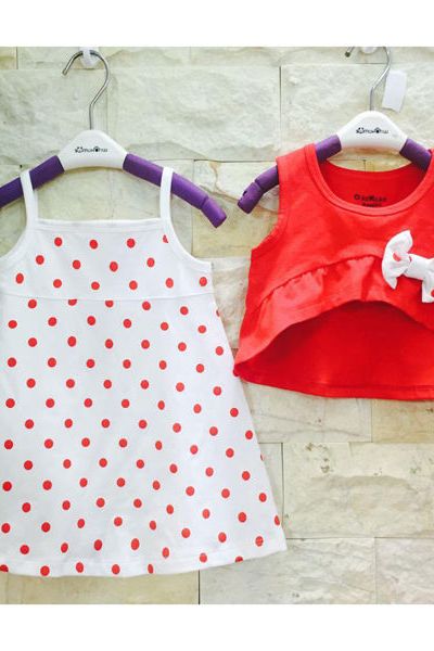 A17646 - đầm áo cặp thun cotton 4c oshkoshri 8size 1-8
