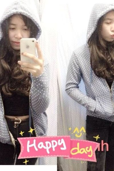 Áo khóac f21 ̣c - chấm bi