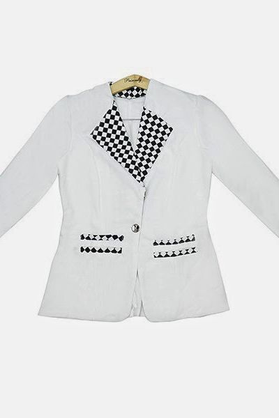 Áo vest công sở phối caro - ak0115