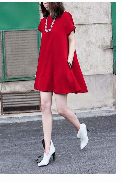 Đầm oversize phom rộng new - 0890