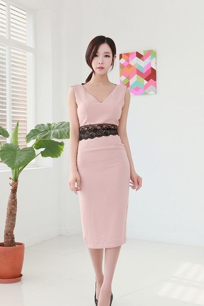 Đầm phối ren ngang eo md1787-245