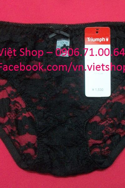 Qtp03 quần triump thun ren mịn trắng