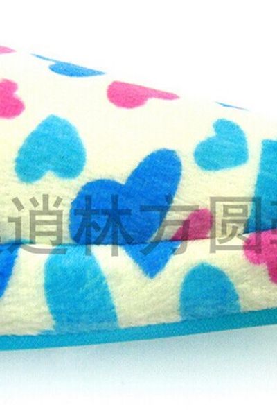 Msd 042 - dép bông nhung hình tim xinh xắn di trong nhà
