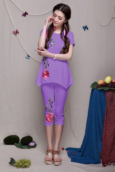 Đồ bộ nữ hoa lá - 1546