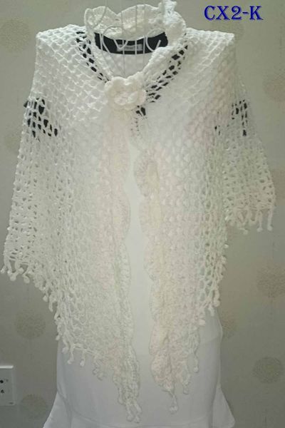 Áo choàng len móc - hàng handmade