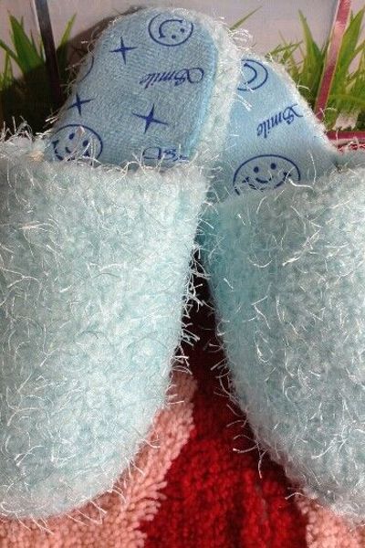 Msd 048 - dép bông nhung lông xù đi trong nhà