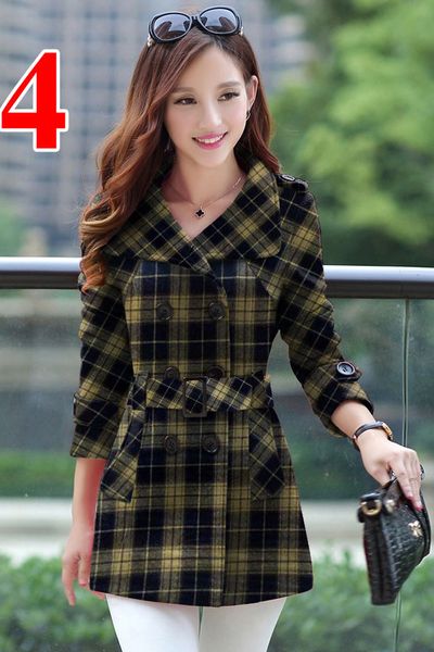 Áo khoác dạ carô - ak0177