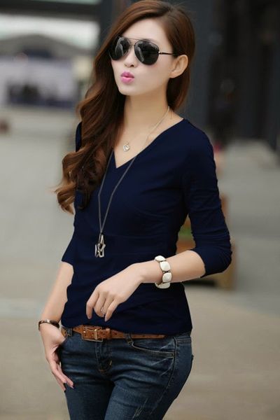 Áo thun dạo phố thu đông ms0914