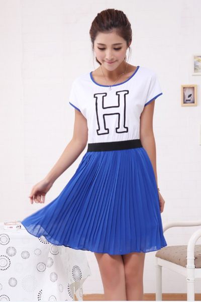 Đầm thun kết hợp váy voan dv2462