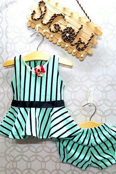 A17172 - bộ bé gái thun sọc hàn kèm chuỗi rời sugoldri 8size 1-8