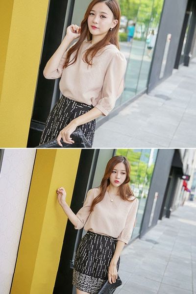 Áo voan tay xẻ - 0732