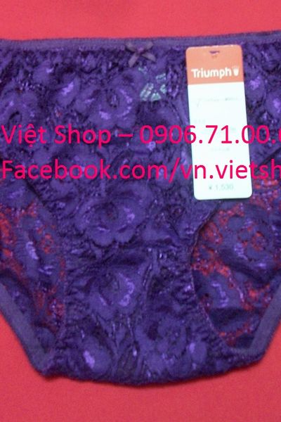 Qtp03 quần triump thun ren mịn trắng