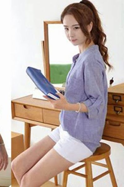 Áo somi cổ trụ cindy - 1369