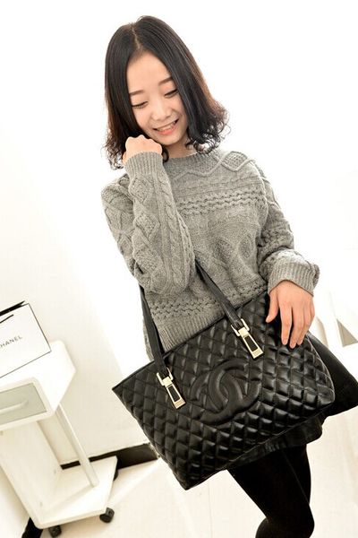 Mstx 205 - túi xách caro nổi logo chanel