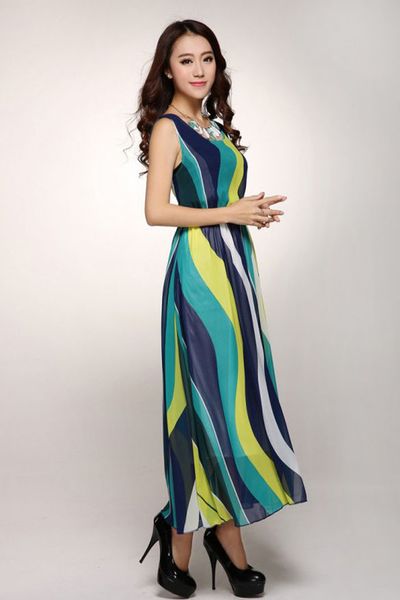 Đầm maxi ánh dương