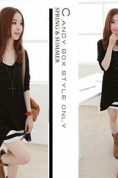 Đầm body phối áo voan