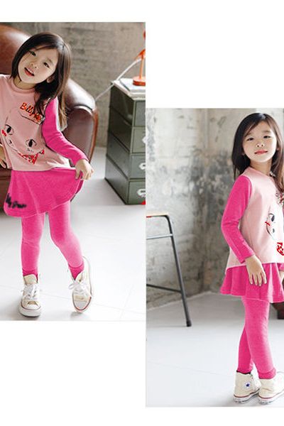 A17352 - bộ mèo quần váy thun cotton 4cri 8size 1-8