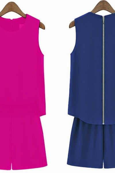 Jumpsuit dây kéo thời trang - 1421
