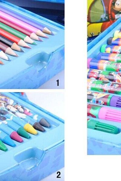 Bộ bút màu 3 tầng disney 54 món