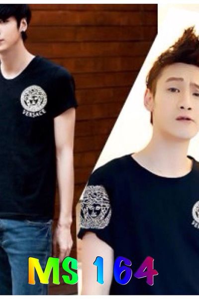 Áo thun nam cổ tim