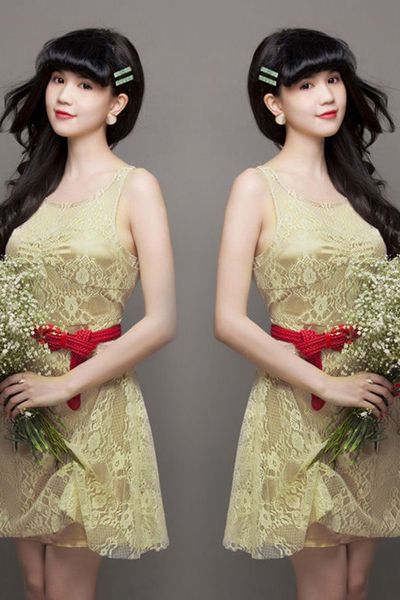 Đầm ren xòe - mc185 mã 1441