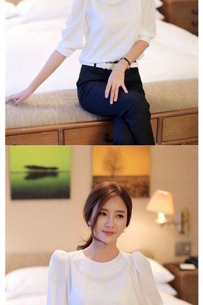 Áo voan tay phồng dịu dàng av0925