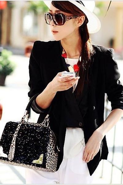Túi xách hộp maomao kim sa phối da beo