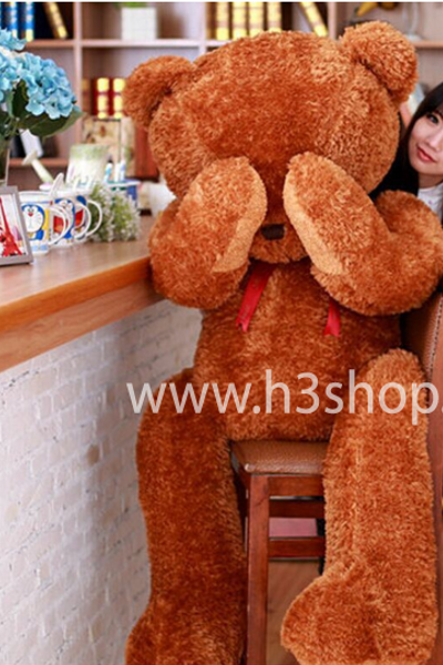 Gấu teddy che mắt